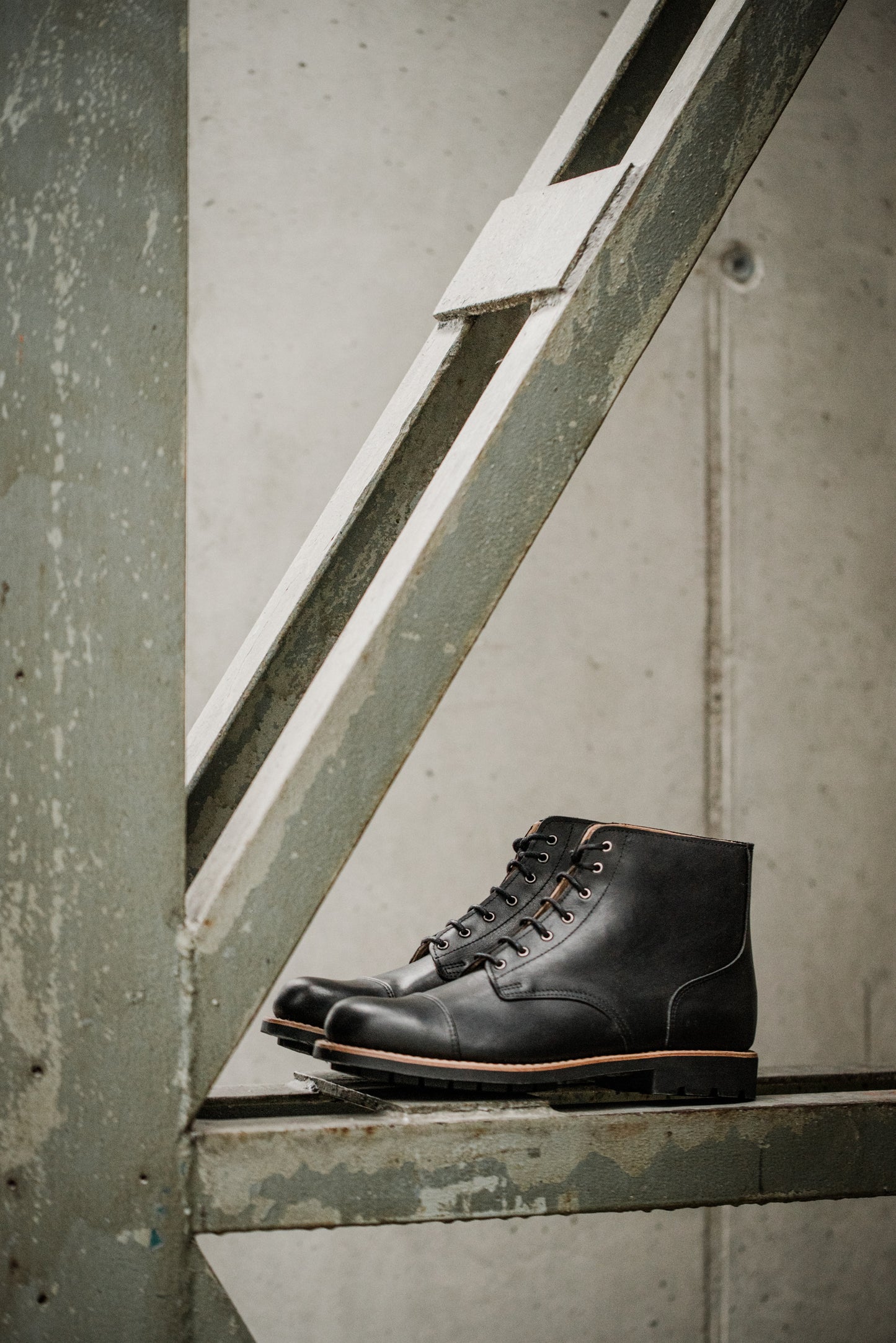 Tejo Black Boots Military Sole - OldMulla - Boots Store, Handmade By George Family