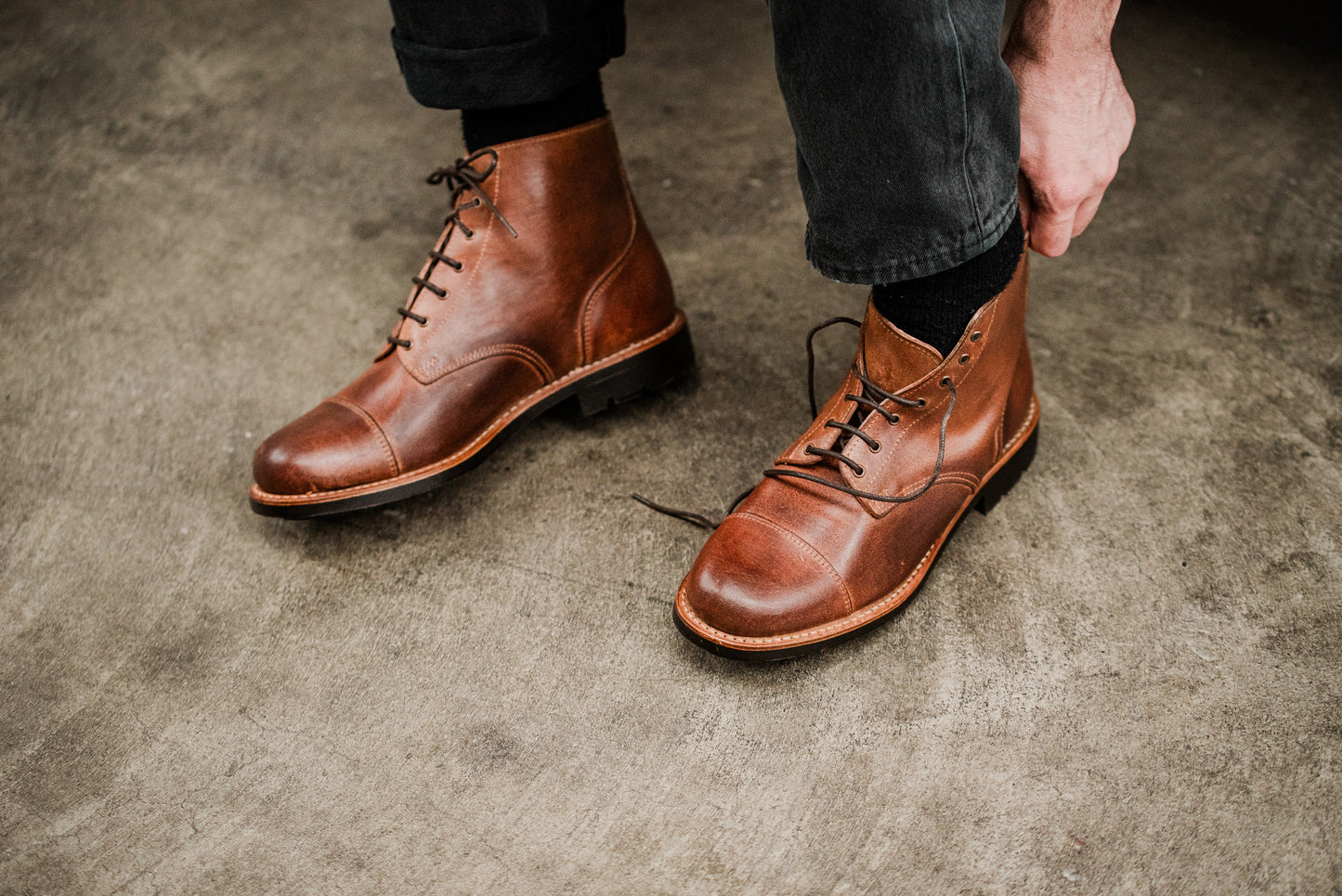 Tejo Boots Military Sole - OldMulla - Boots Store, Handmade By George Family
