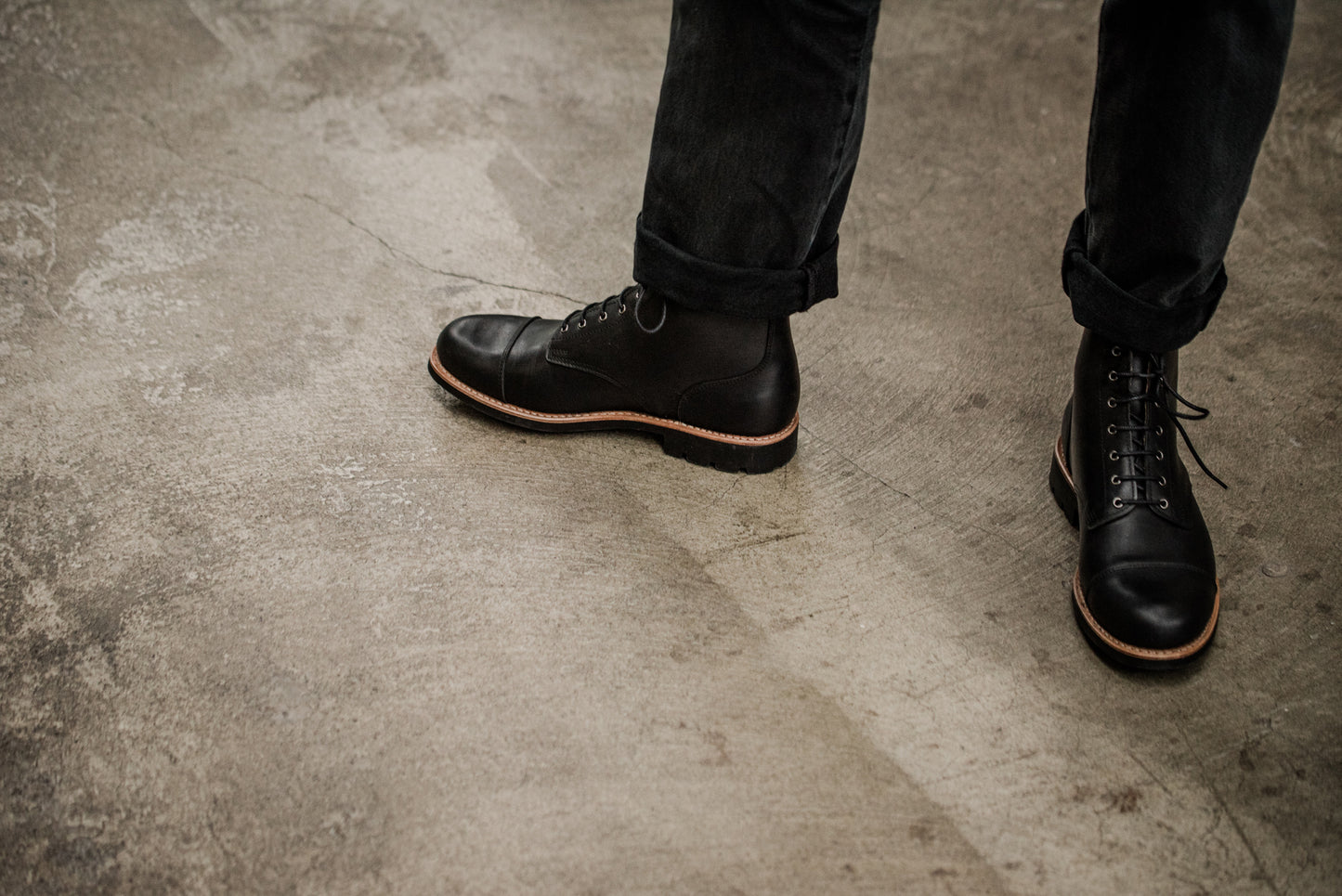 Tejo Black Boots Military Sole - OldMulla - Boots Store, Handmade By George Family