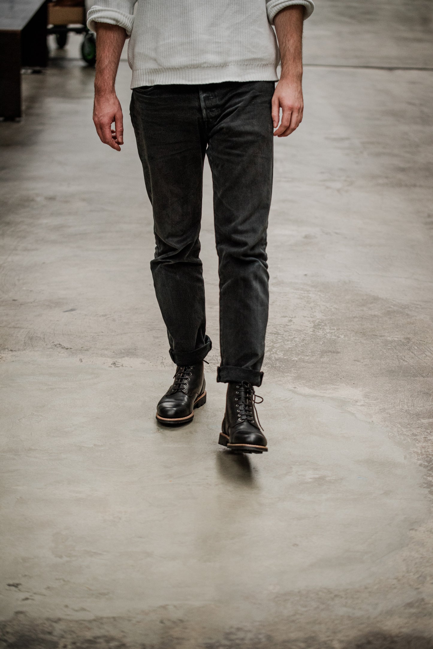 Tejo Black Boots Military Sole - OldMulla - Boots Store, Handmade By George Family
