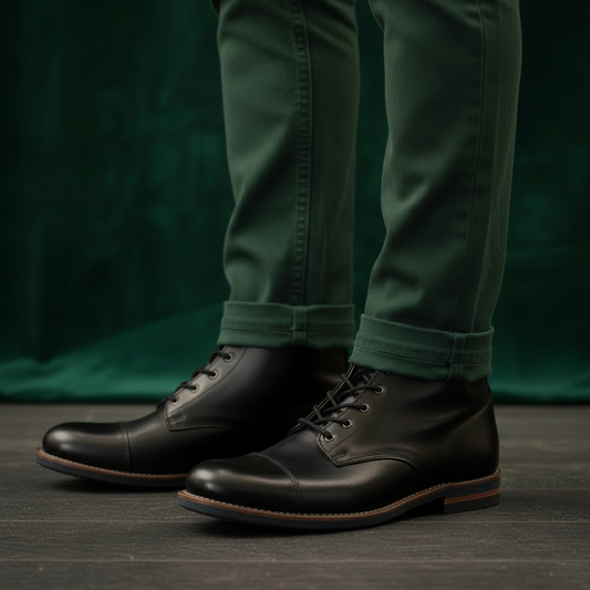 Tâmega Boots Black Rubber Sole