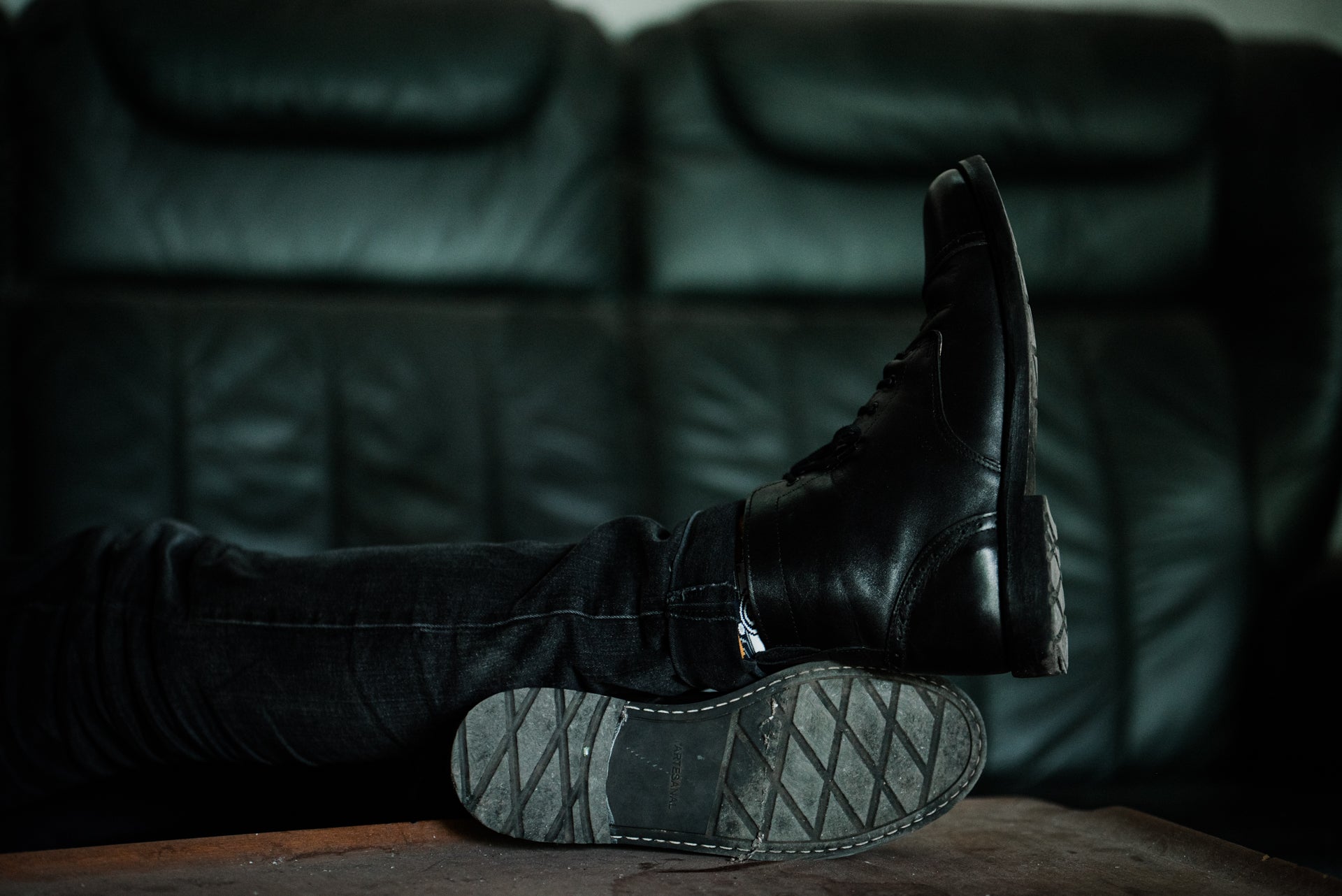 Tejo Black Boots - OldMulla - Boots Store, Handmade By George Family