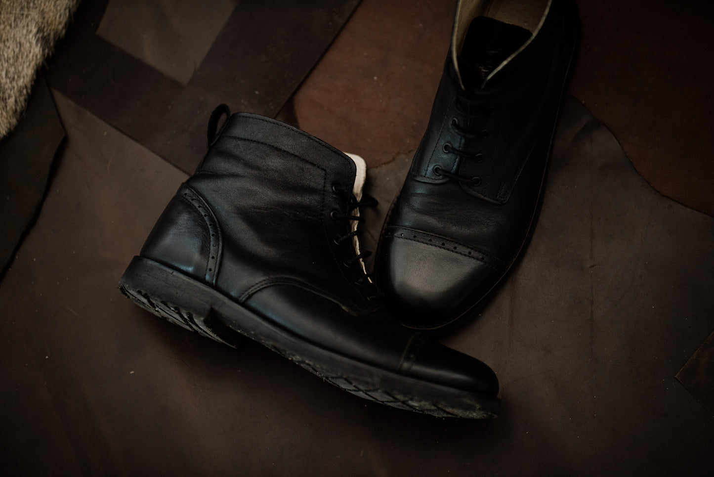 Tejo Black Boots - OldMulla - Boots Store, Handmade By George Family