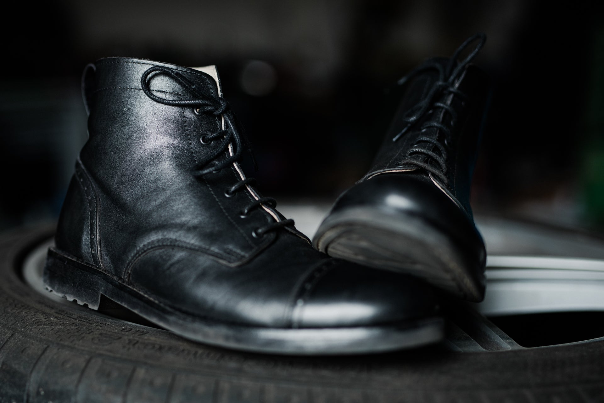 Tejo Black Boots - OldMulla - Boots Store, Handmade By George Family