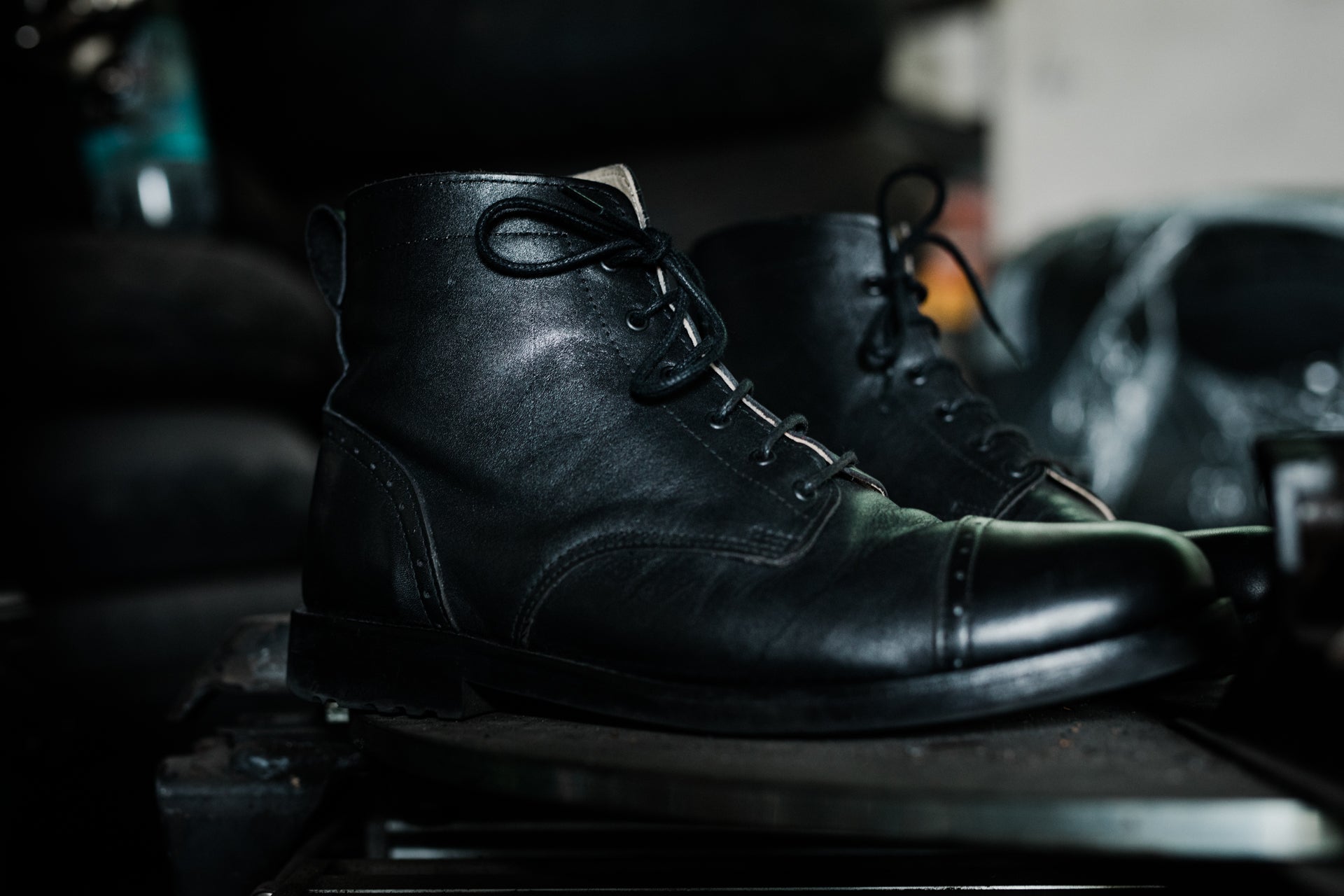 Tejo Black Boots - OldMulla - Boots Store, Handmade By George Family