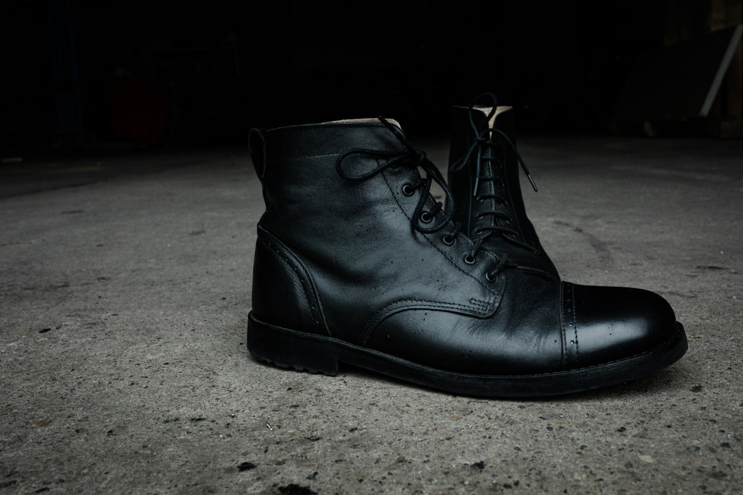 Tejo Black Boots - OldMulla - Boots Store, Handmade By George Family
