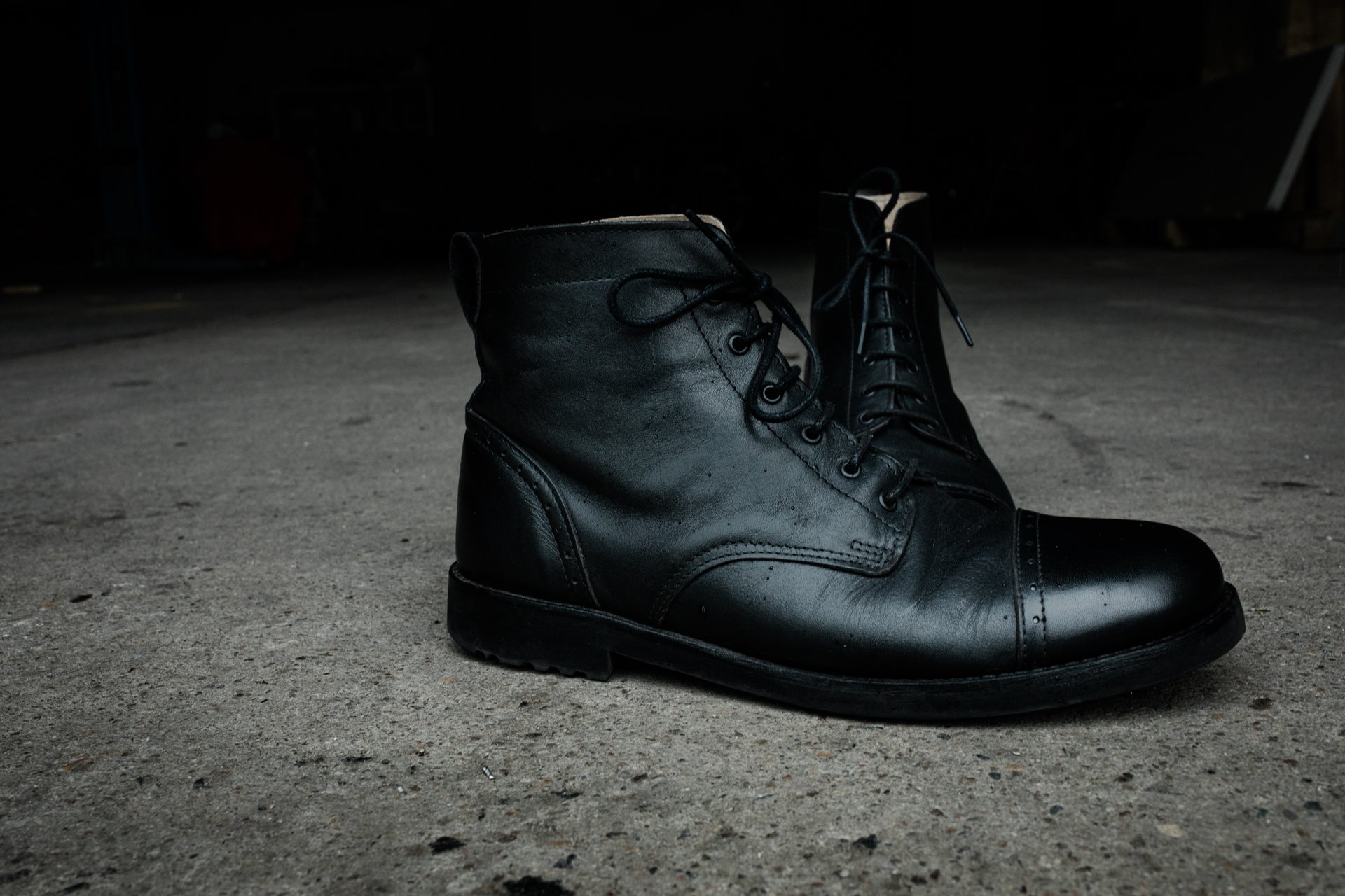 Tejo Black Boots - OldMulla - Boots Store, Handmade By George Family