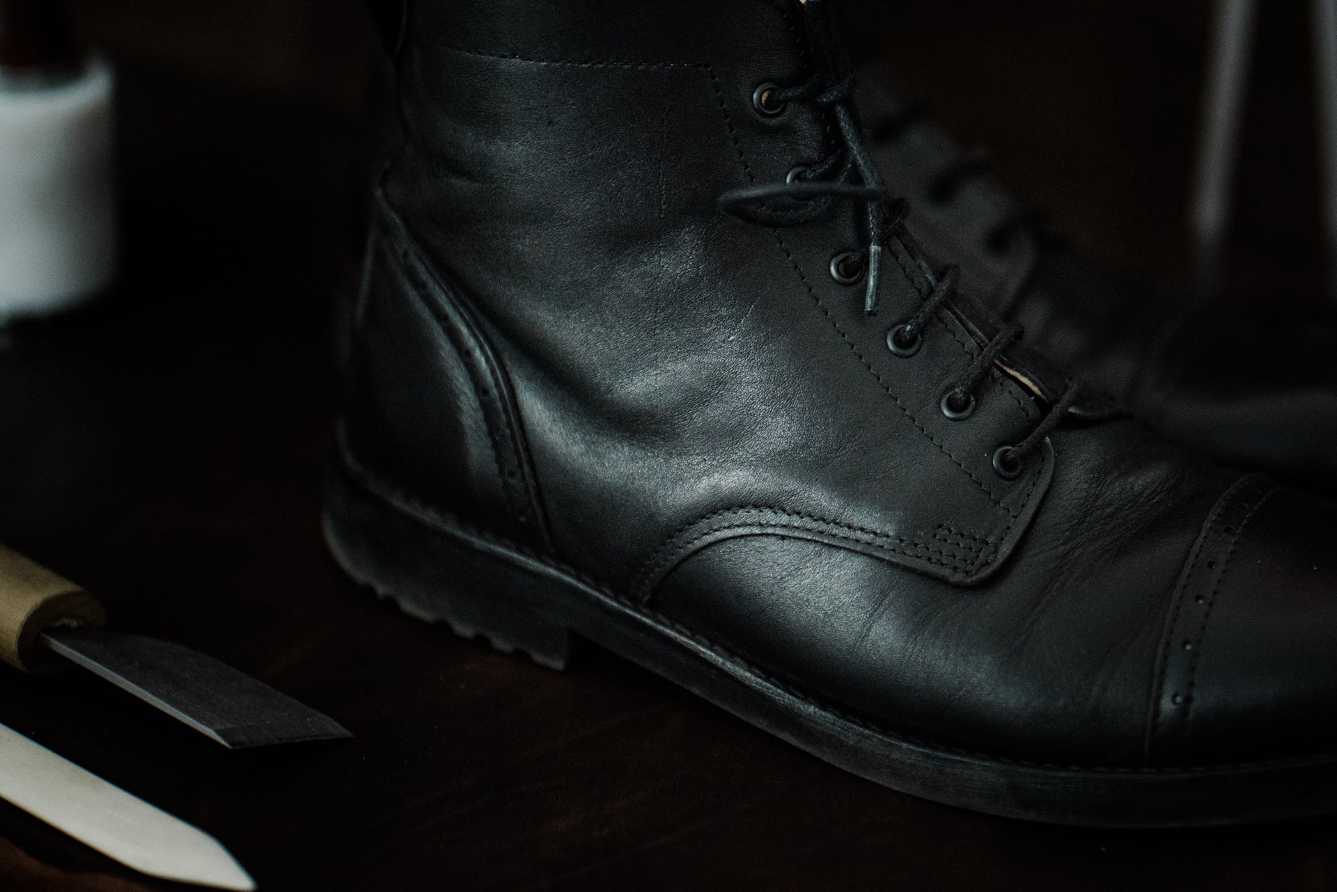 Tejo Black Boots - OldMulla - Boots Store, Handmade By George Family