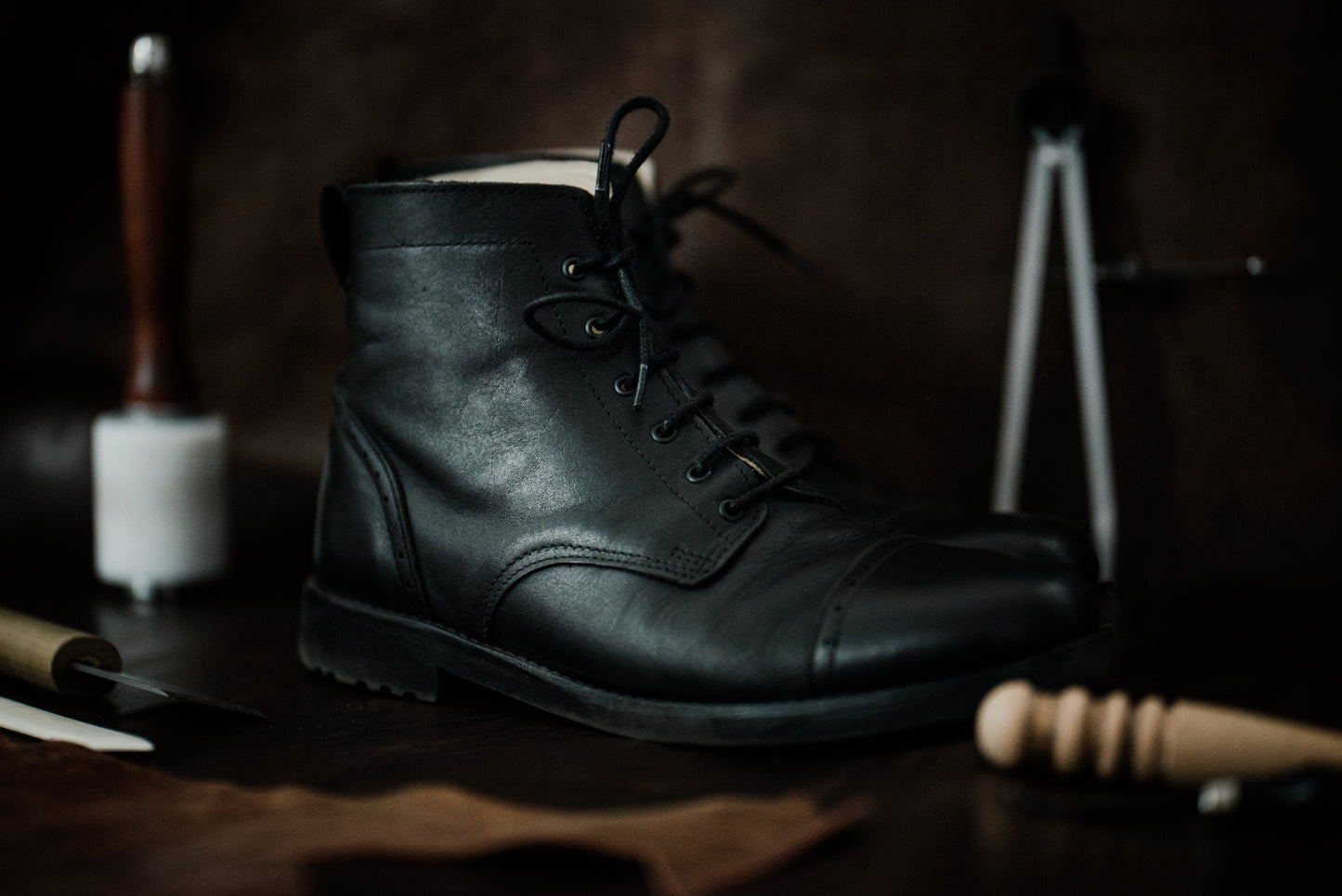 Tejo Black Boots - OldMulla - Boots Store, Handmade By George Family