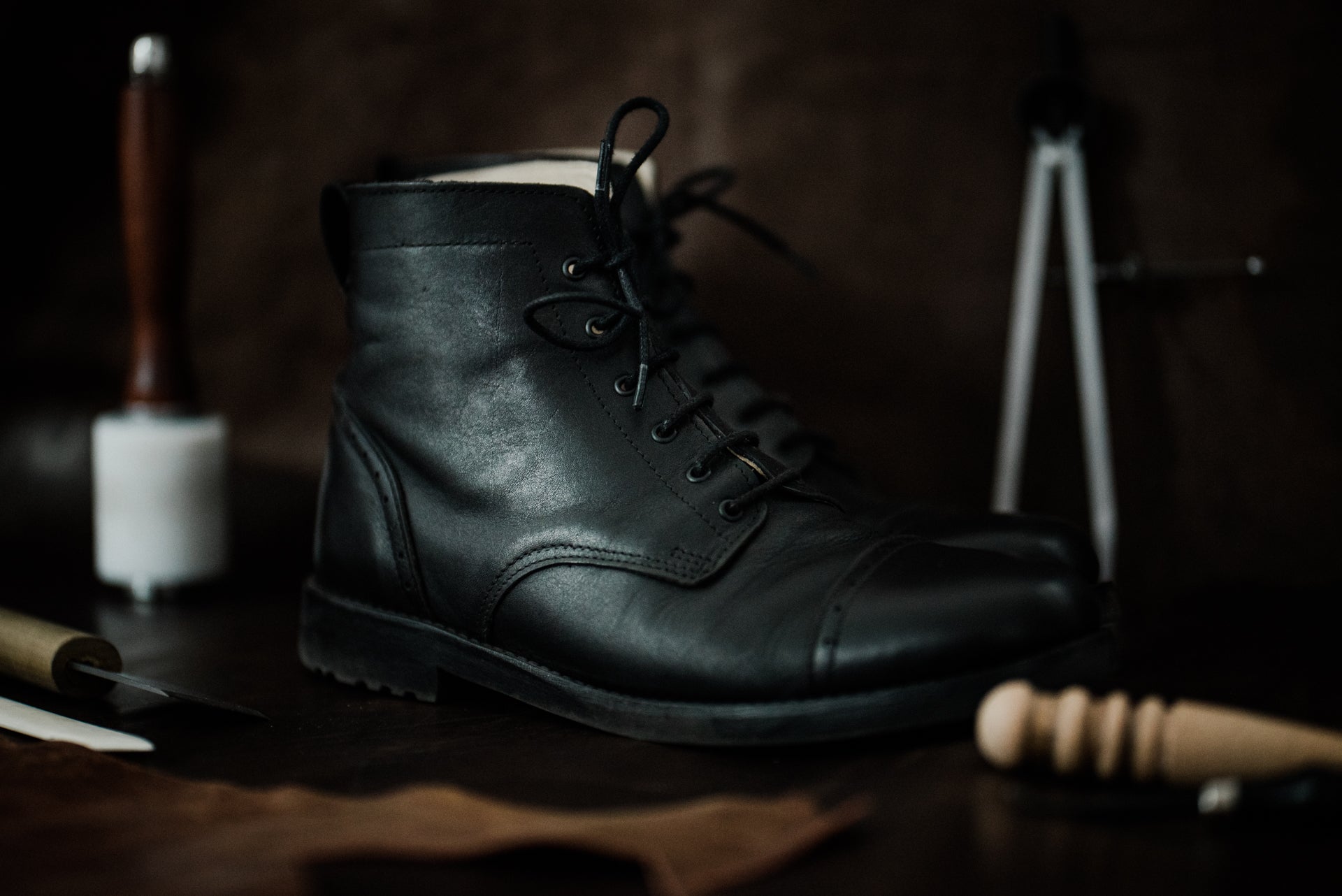 Tejo Black Boots - OldMulla - Boots Store, Handmade By George Family