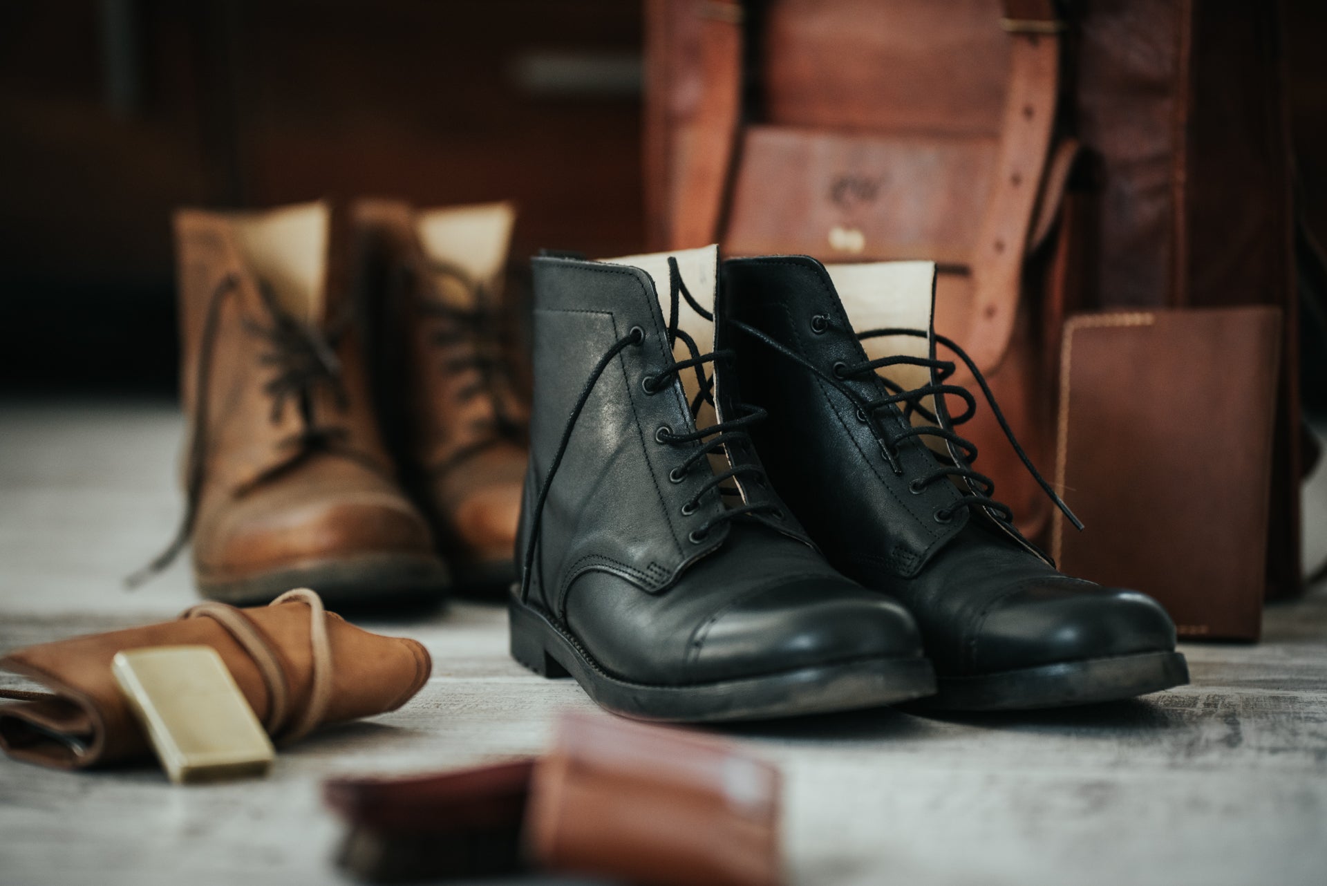 Tejo Black Boots - OldMulla - Boots Store, Handmade By George Family