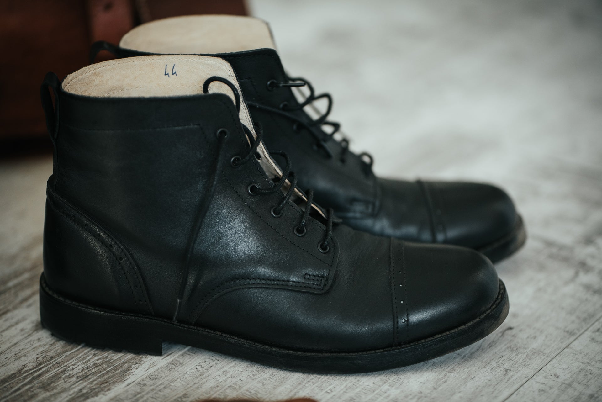 Tejo Black Boots - OldMulla - Boots Store, Handmade By George Family