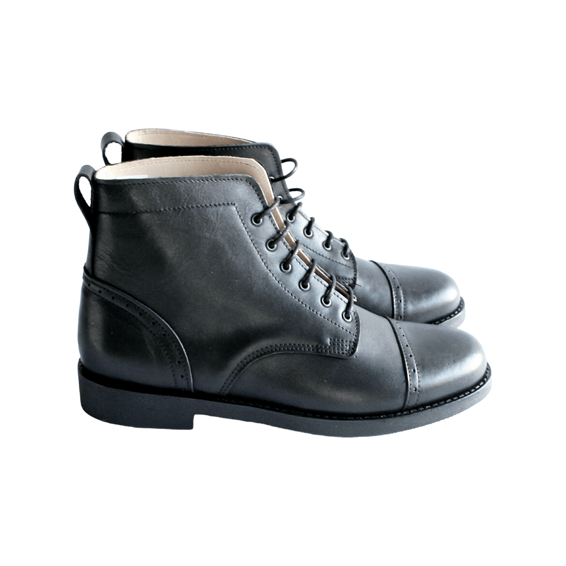 Tejo Black Boots - OldMulla - Boots Store, Handmade By George Family