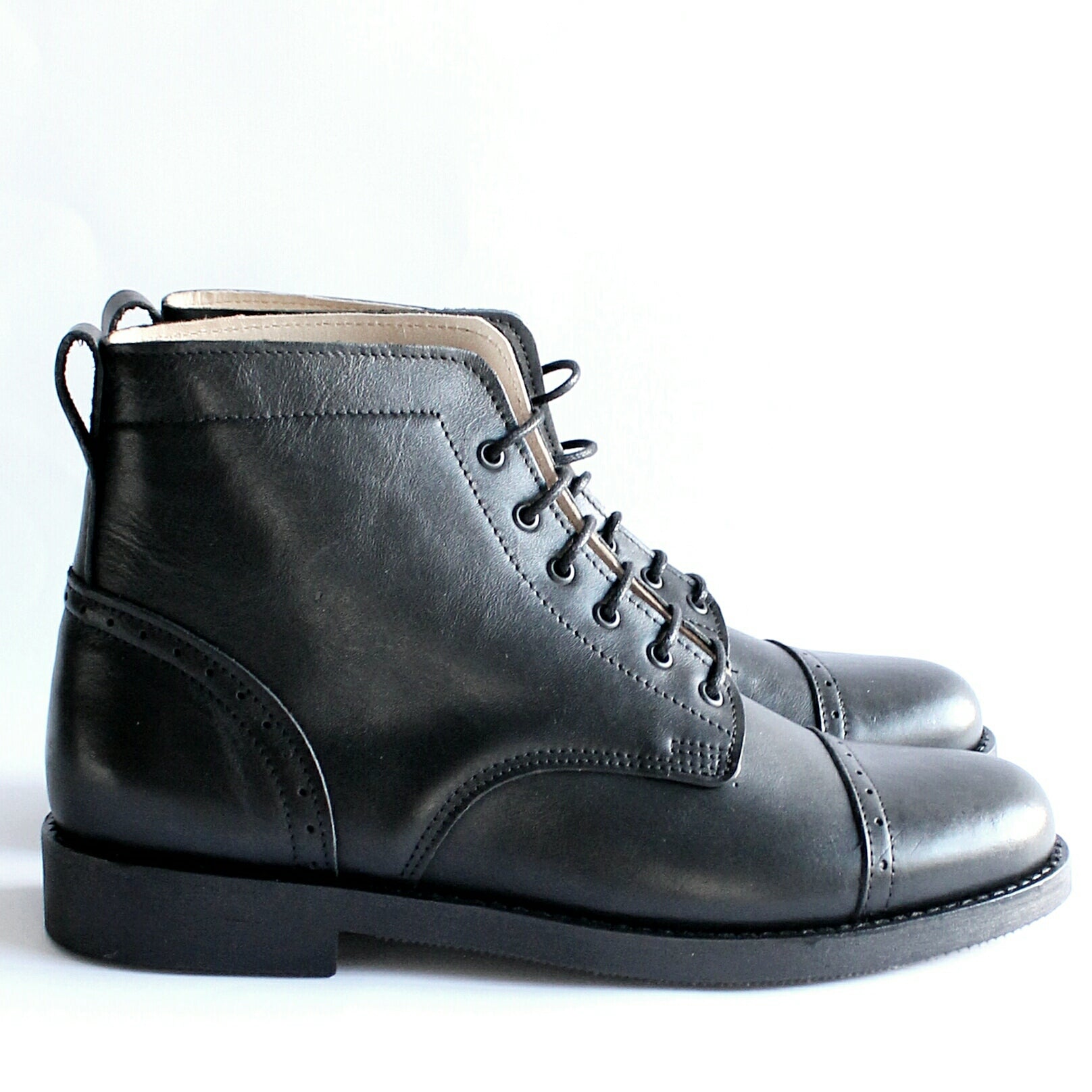 Tejo Black Boots - OldMulla - Boots Store, Handmade By George Family
