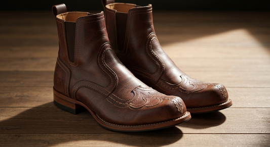 Transform Your Look with Stylish Handcrafted Vintage Leather Boots for Men: Bold, Unique, and Built to Last