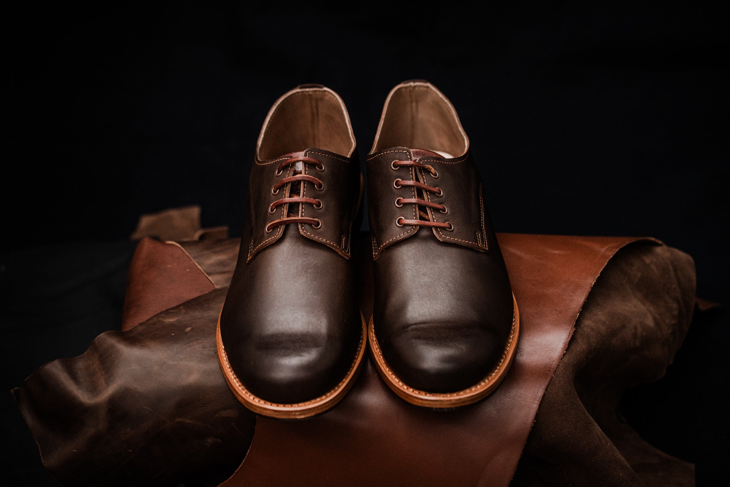 Mens vintage best sale leather shoes