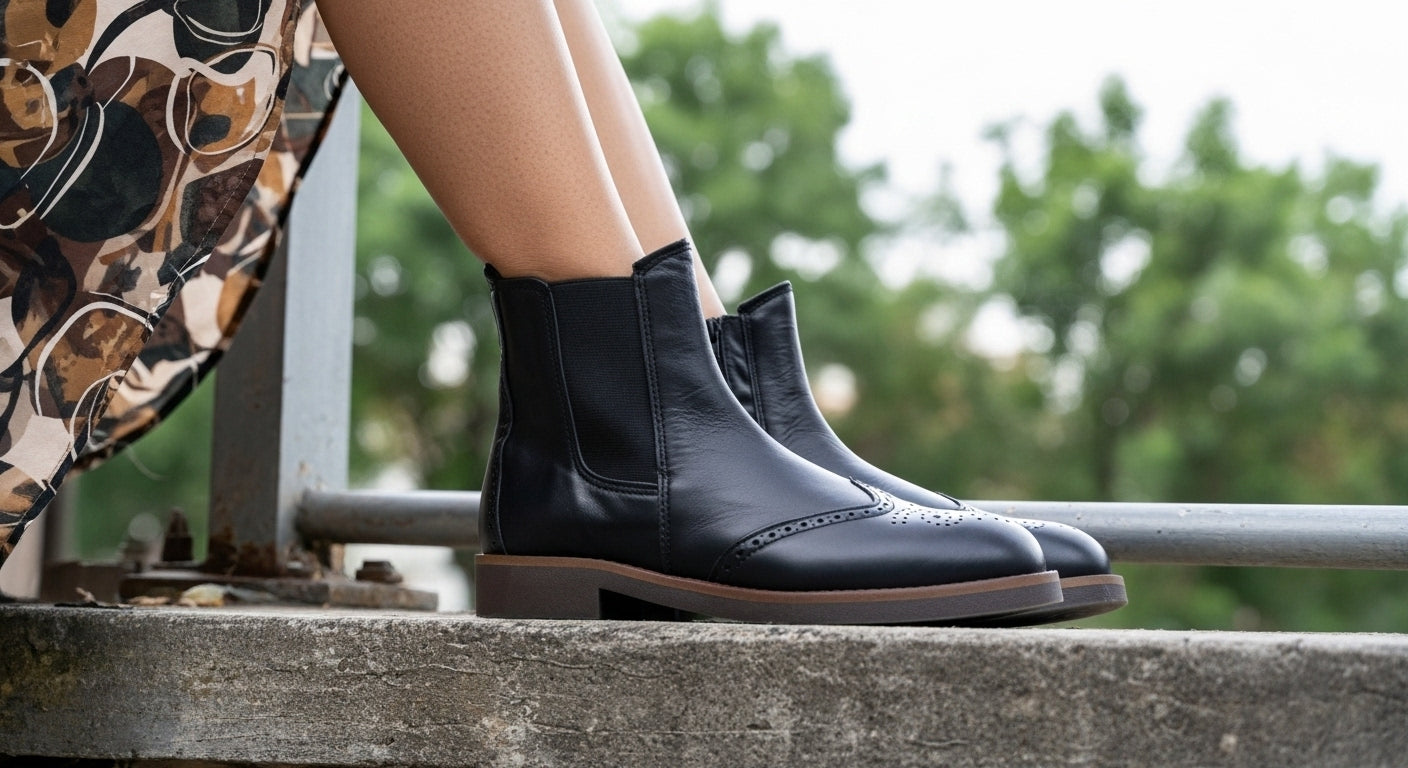 Chelsea Black Women Boots